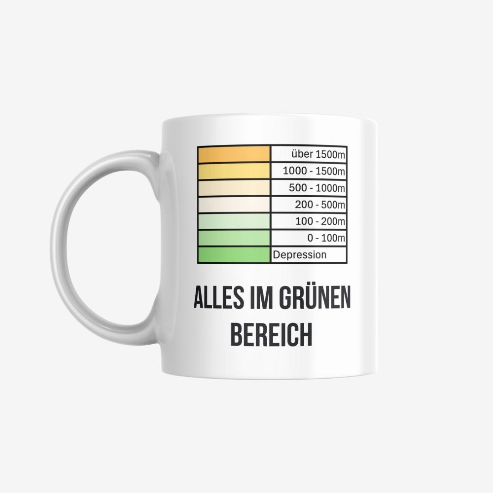 Depressionstasse – sarkastische Kaffeetasse als Geschenk