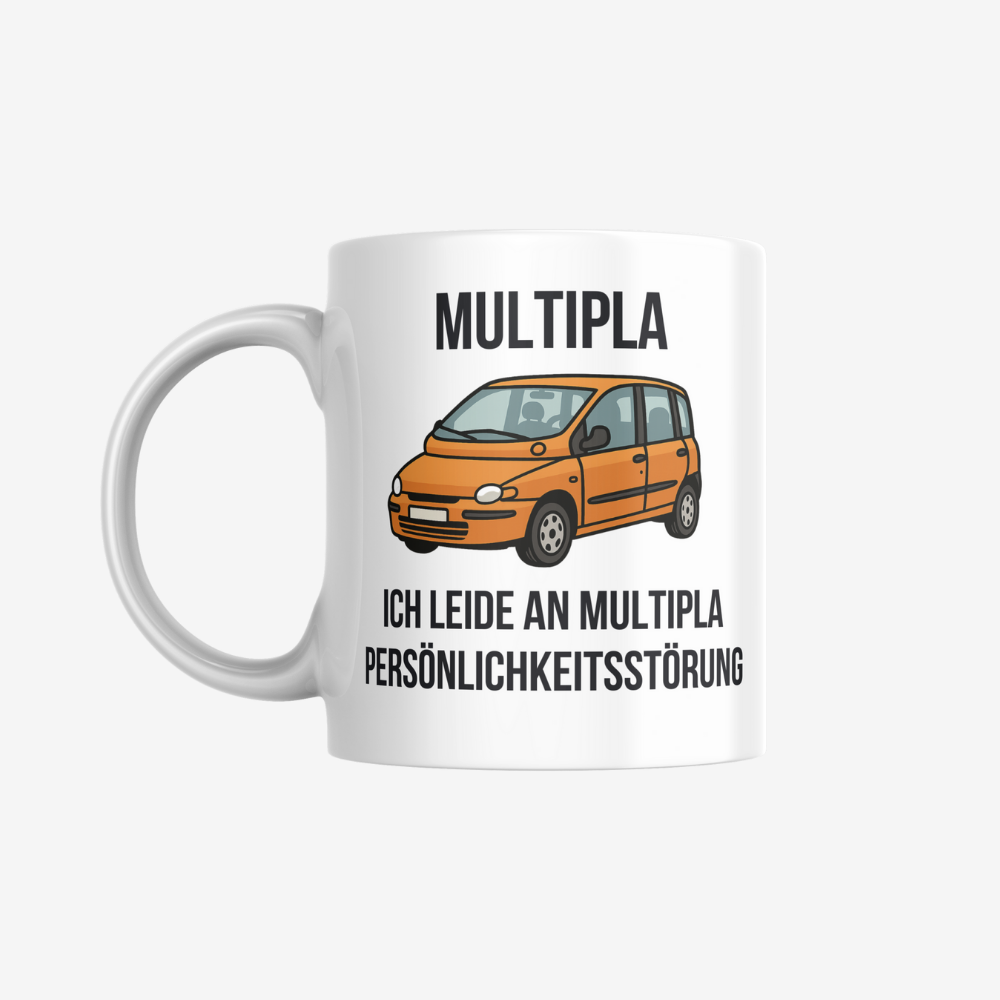 Multipla Tasse – sarkastische Kaffeetasse als Geschenk