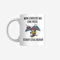 Skifahrer Tasse – sarkastische Kaffeetasse als Geschenk